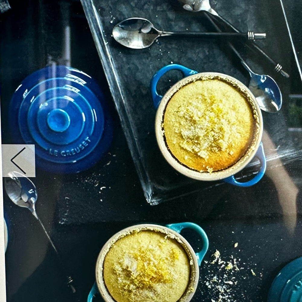 Last one !! Le Creuset Mini Round Cocottes NWT Marseille Blue 8 oz with lids x1 - Picture 9 of 11